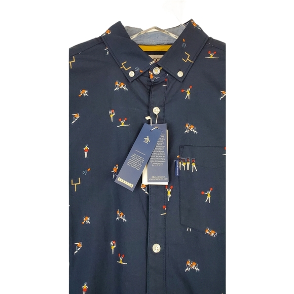 NWT Original penguin football team blue shirt - Picture 5 of 14